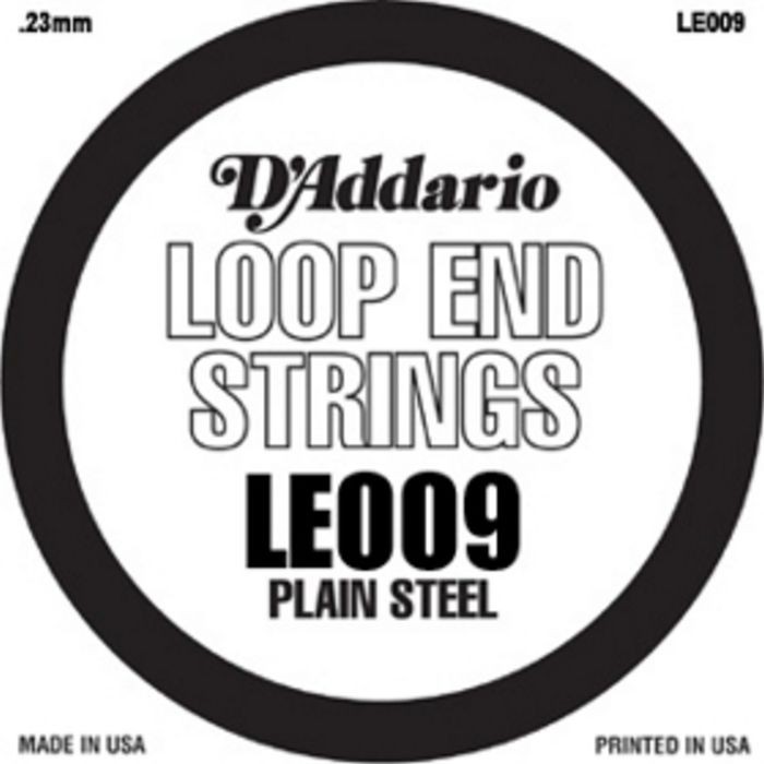 DAddario LE014 Loop End .014 Plain Steel Single String