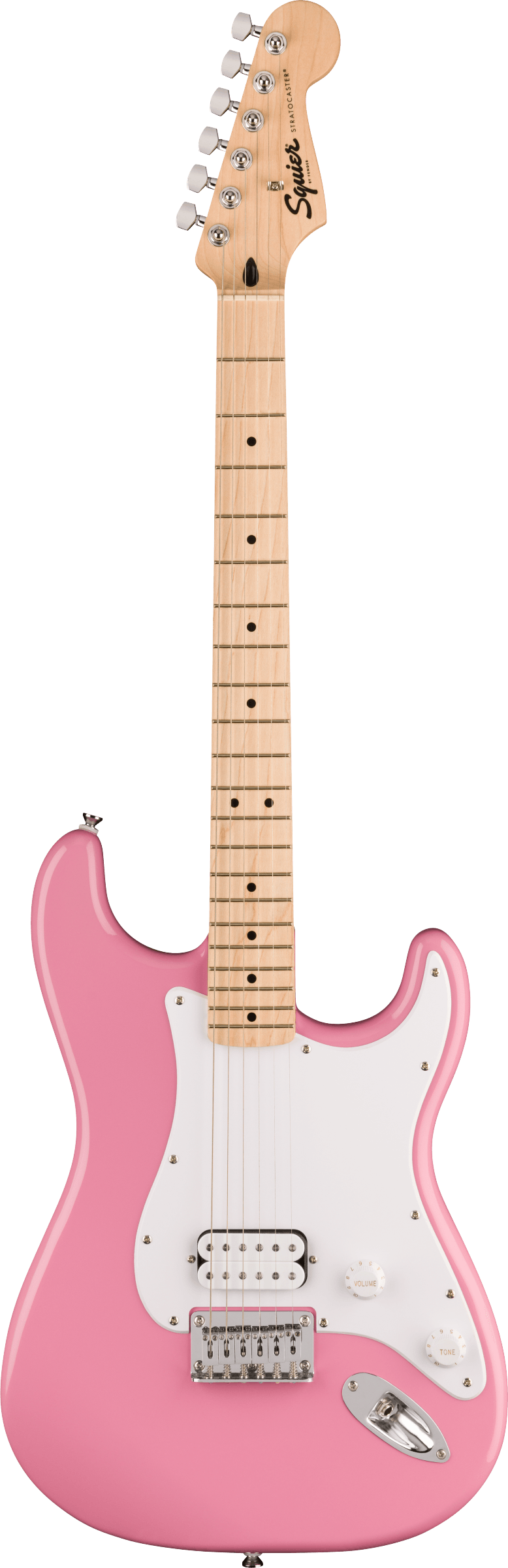 Squier Sonic Stratocaster Hard Tail H Pink - White Pickguard