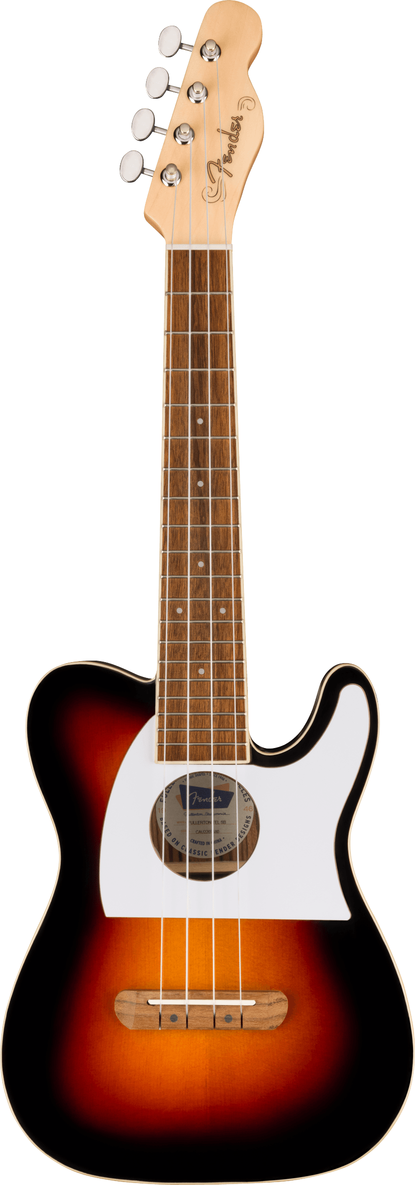 Fender Fullerton Tele Ukulele, Walnut Fingerboard, 2-Color Sunburst