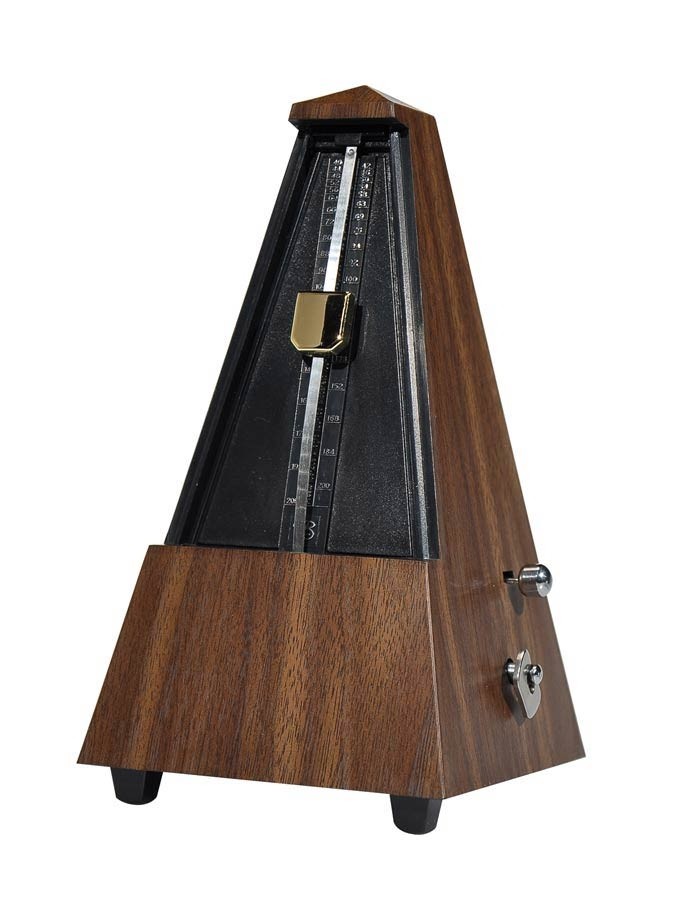 Boston BMM-100-WG mechanical metronome with bell Wood Grain Effect