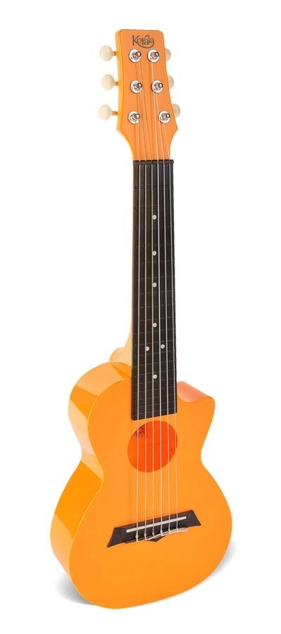 Korala Poly UIkes Polycarbonate Guitarlele - Orange (Chambered Back Design)