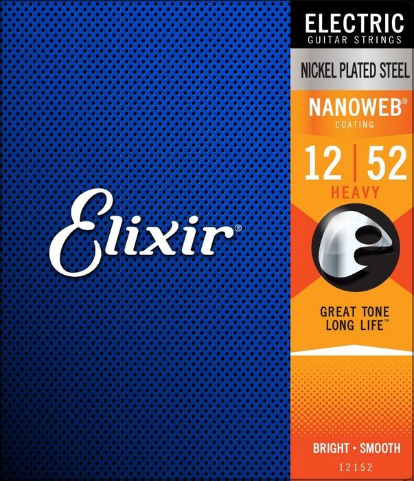 Elixir Nickel Wound Nanoweb Electric Set 12-52
