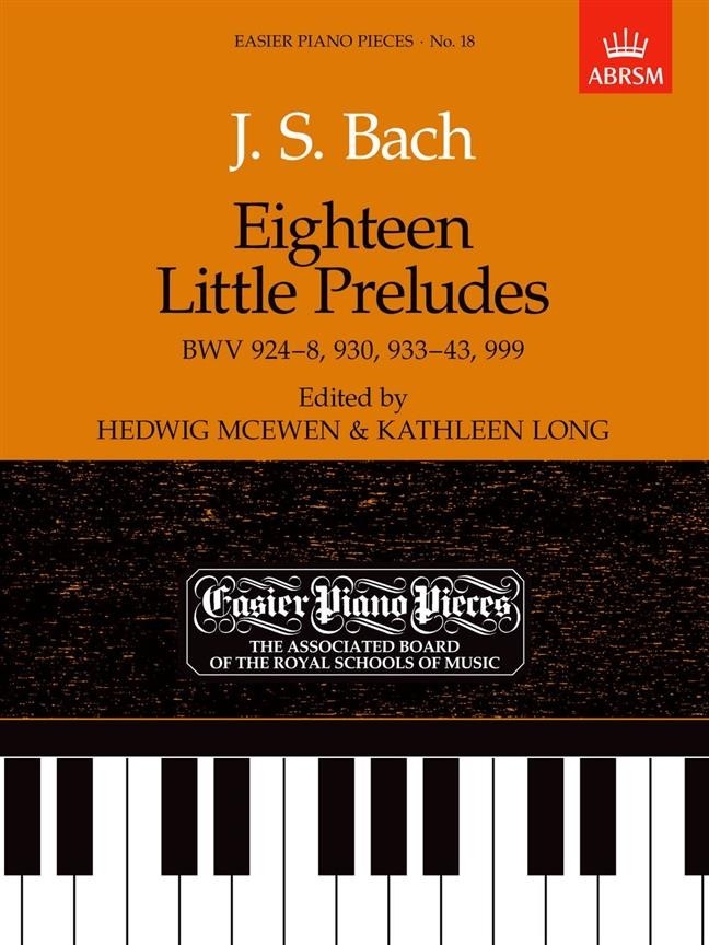 Easier Piano Pieces-No.18 J.S.Bach Eighteen Little Preludes