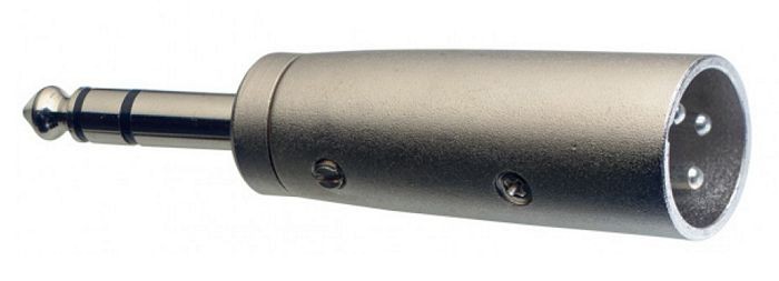 Stagg ACXMPMSH 6.3mm Stereo Jack - Male XLR Adaptor