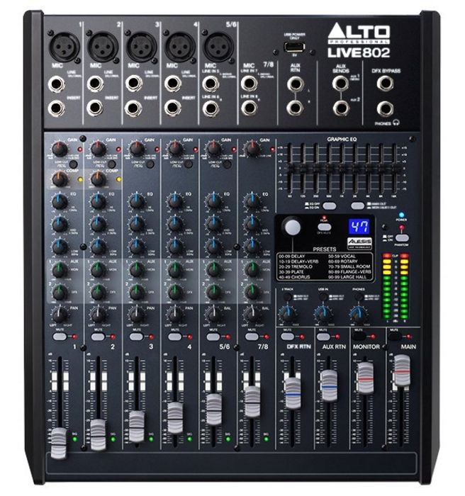 Alto Live 802 - 8 Channel Mixer