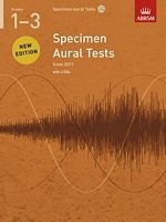 ABRSM Specimen Aural Tests Grades 1-3 Book/2CDs
