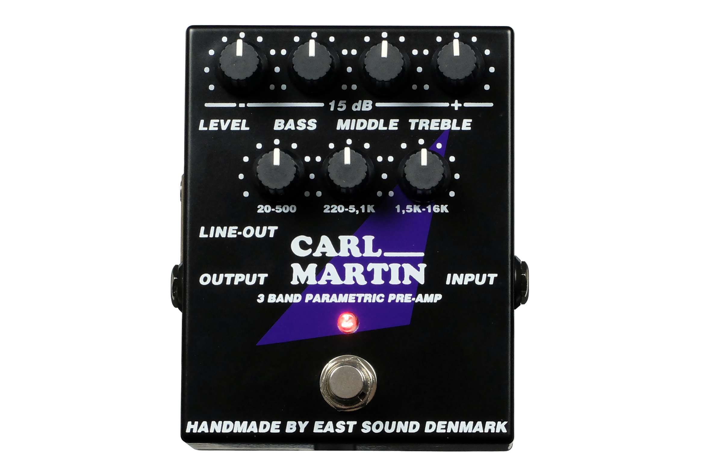 Carl Martin 3-Band Parametric Pre-amp