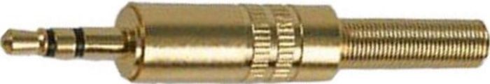 3.5mm Stereo Jack Plug - Gold