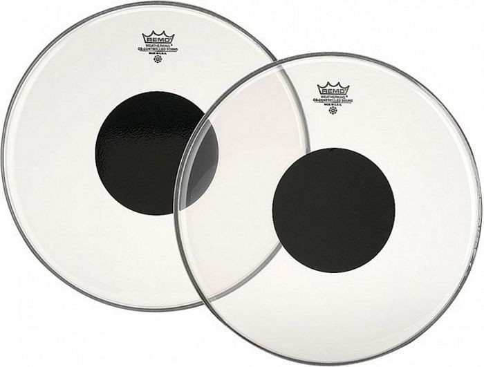 Remo CS-0313-10 Controlled Sound Clear 13 Inch Black Dot Drum Head