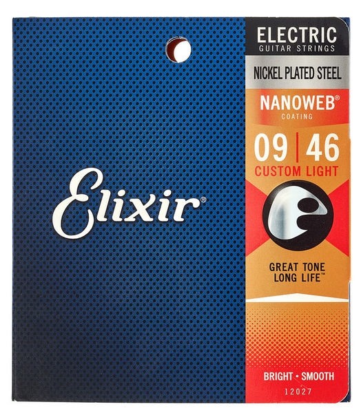 Elixir Nickel Wound Nanoweb Electric Set 9-46