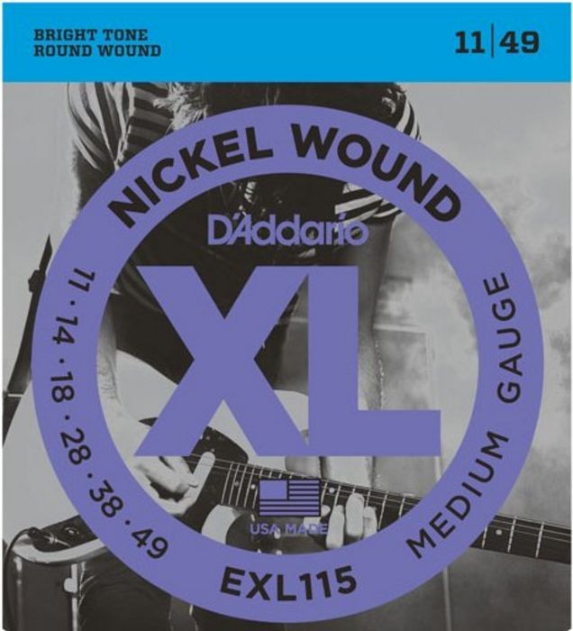 DAddario EXL115 Nickel Wound Blues/Jazz Rock (.011-.049)
