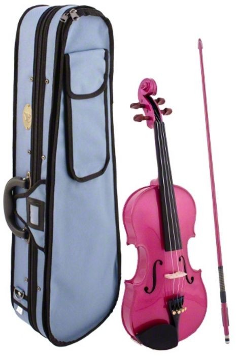 Stentor Harlequin Violin Outfit - 4/4 Pink