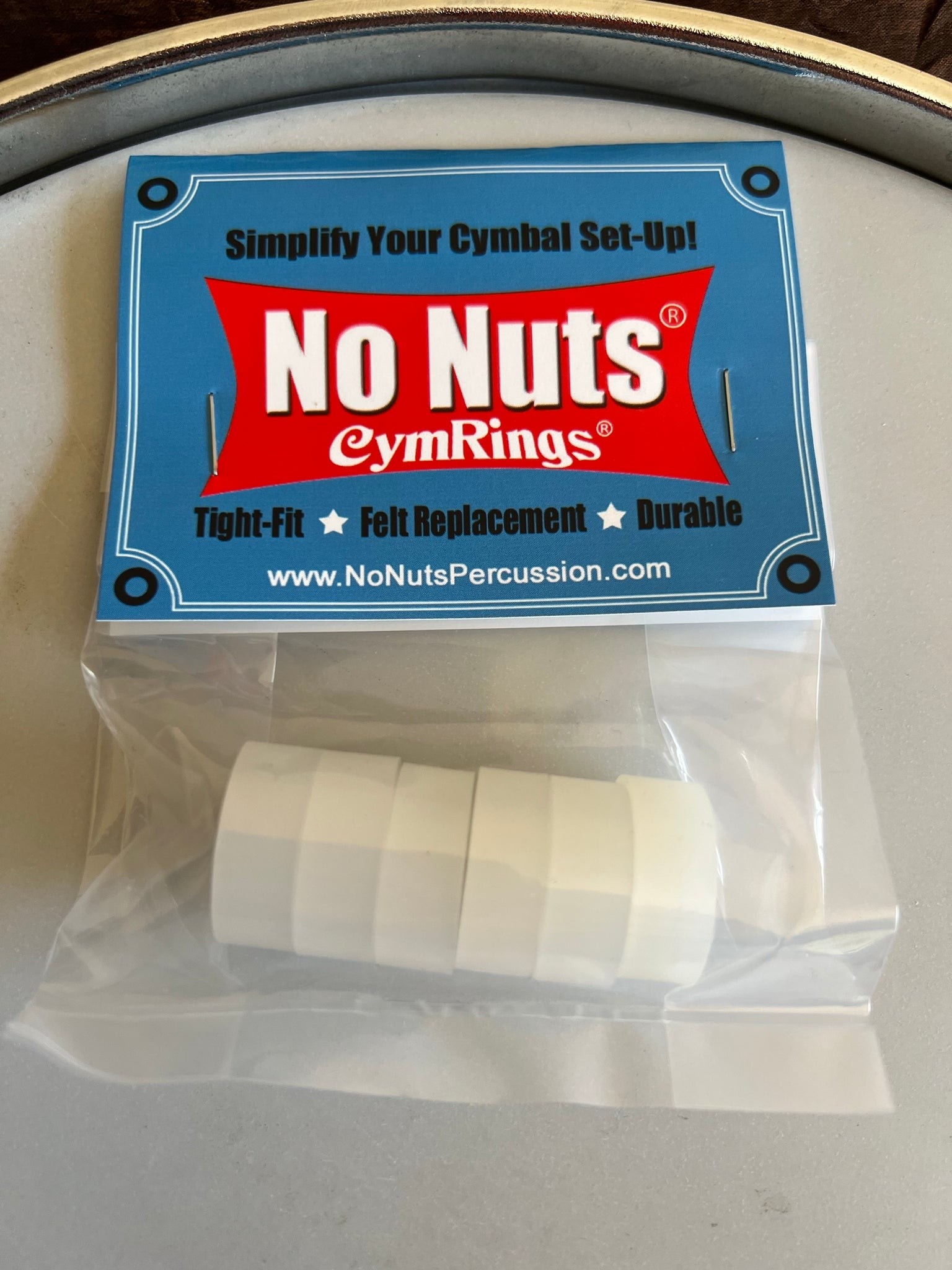No Nuts CymRings - Transparent (Pack of 6)
