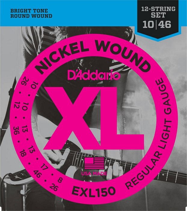 DAddario EXL150 10-46 12-string Nickel Wound Set