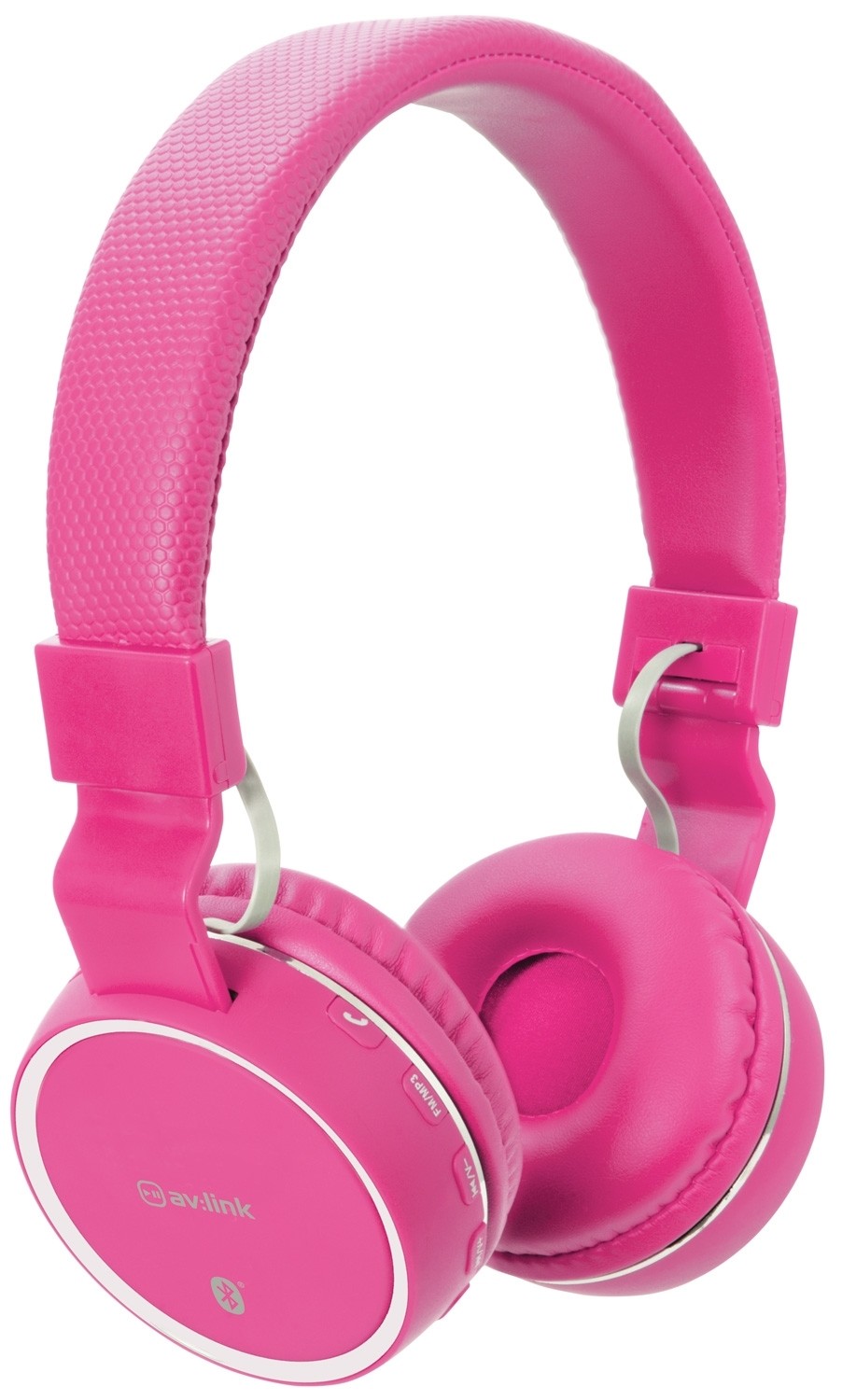av:link PBH10-PNK Wireless Bluetooth Headphones - Pink