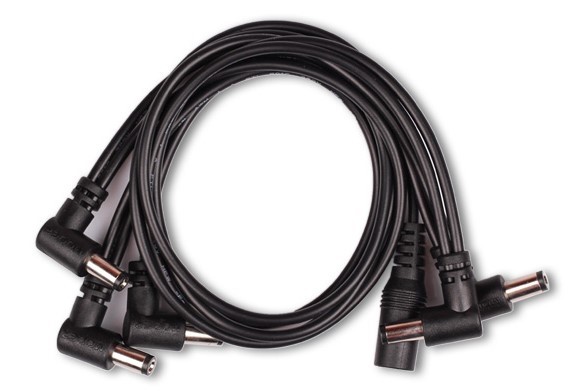 Mooer PDC-5A Daisy Chain Power Cable, Angled, for up to 5x Effects Pedals