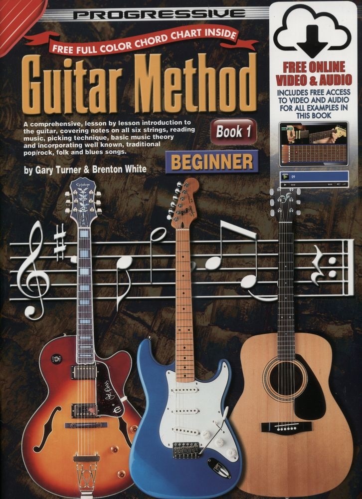 Progressive Guitar Method Book 1 Beginner