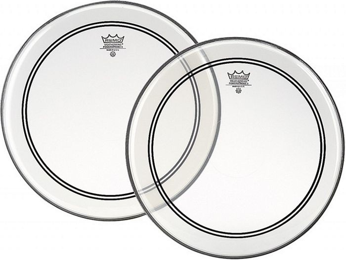 Remo P4-1322-C2 Powerstroke 4 Clear 22 Inch Bass Drum Head