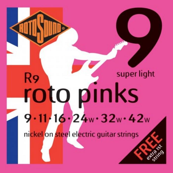 Rotosound R9 Roto Pinks Set (.009-.042)