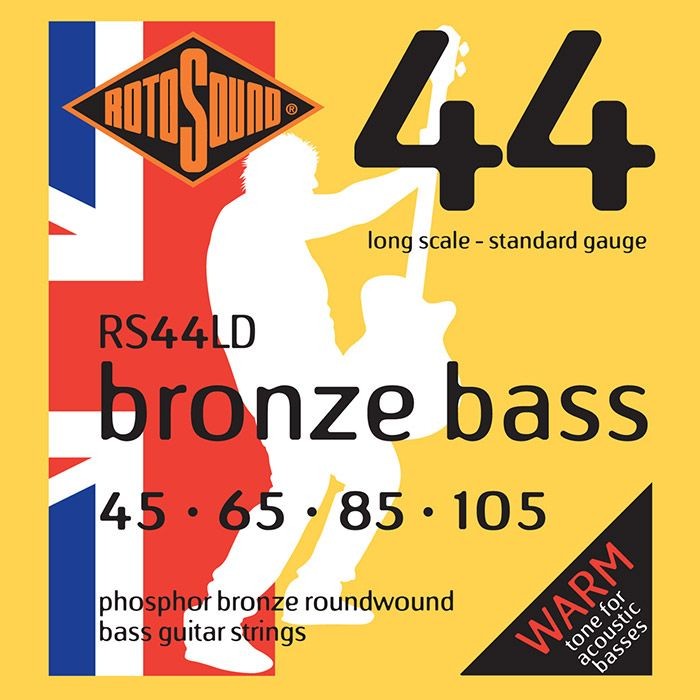 Rotosound RS44LD Bronze Bass, Long Scale, Standard, 45-105