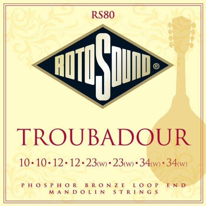 Rotosound RS80 Troubadour Mandolin Set