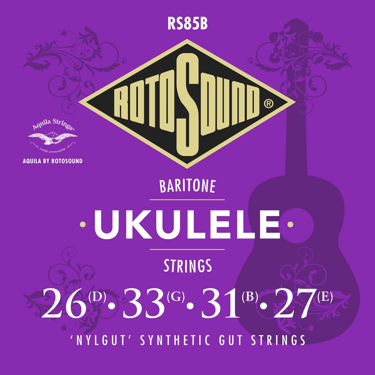 Rotosound Baritone Ukulele Set (Made By Aquila)