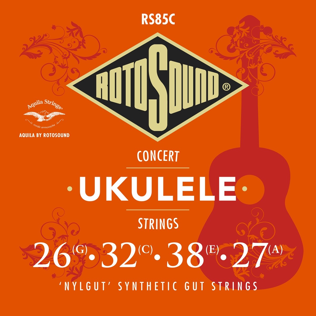 Rotosound Concert Ukulele Set (Made By Aquila)