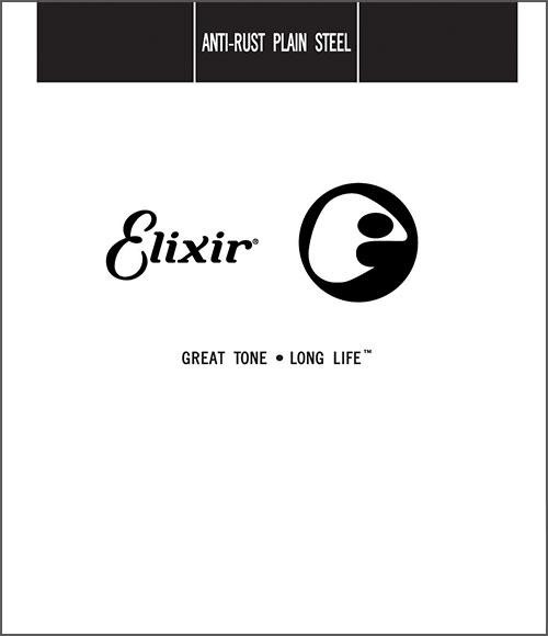Elixir Plain Anti-Rust Single String 18