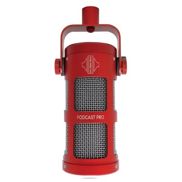 Sontronics Podcast Pro Microphone, Red