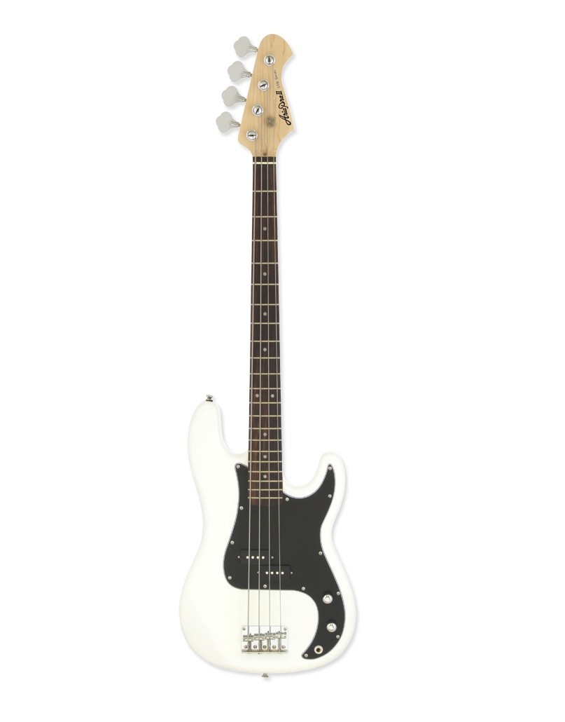 Aria STB-PB/B Electric Precision Bass Guitar, White