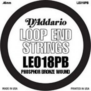 DAddario LE026PB Loop End Phosphor Bronze Wound Single String .026