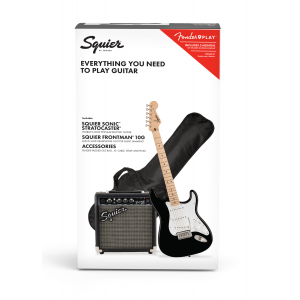 Squier Sonic Stratocaster Pack - Black 