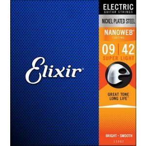Elixir Nickel Wound Nanoweb Electric Set 9-42