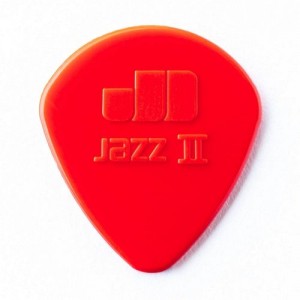 Dunlop Nylon Jazz II Guitar Pick - red