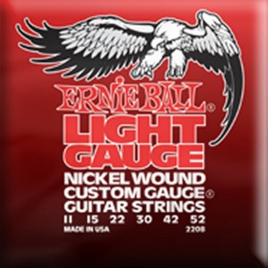 Ernie Ball 2208 Light Nickel Wound 11-52
