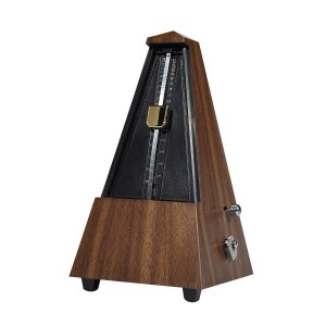 Boston BMM-100-WG mechanical metronome with bell Wood Grain Effect