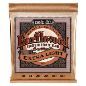 Ernie Ball 2150 Earthwood Phosphor Bronze Extra Light 10-50