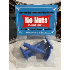 No Nuts Cymbal Sleeves - Blue (Pack of 3)