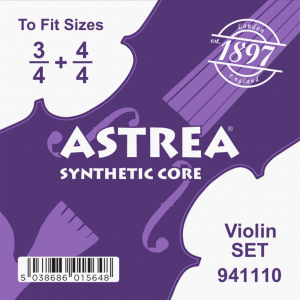 Astrea Synthetic Core Violin String Set - 3/4 - 4/4