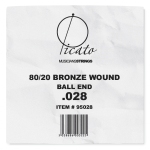 PICATO 80/20 BRONZE WOUND 0.28 Single String