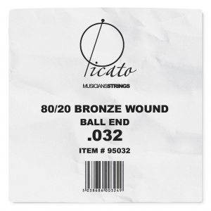 PICATO 80/20 BRONZE WOUND 0.32 Single String