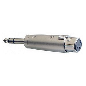 Stagg ACXFPMSH Female XLR Into Stereo Male 6.3mm (1/4") Jack Adaptor