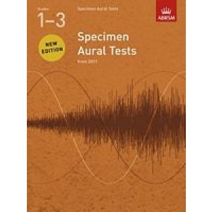 ABRSM Specimen Aural Tests Grades 1-3 Book Only