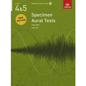 ABRSM Specimen Aural Tests Grades 4-5 Book/2CDs