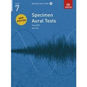 ABRSM Specimen Aural Tests Grade 7 Book/2CDs