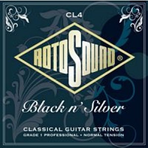 RotoSound CL4 Black n Silver Classical Guitar Strings