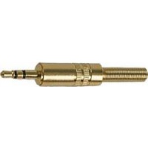 3.5mm Stereo Jack Plug - Gold