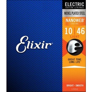 Elixir Nickel Wound Nanoweb Electric Set 10-46