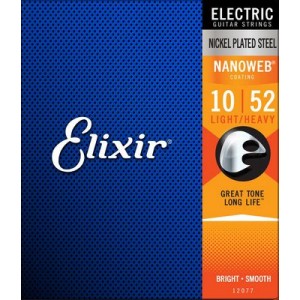 Elixir Nickel Wound Nanoweb Electric Set 10-52