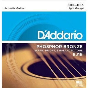DAddario EJ16 Phosphor Bronze Light (.012-.053)